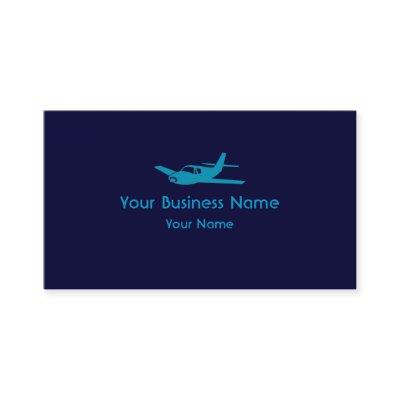 Simple blue theme airplane custom