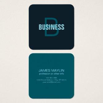 Simple Bold Customizable Monogrammed Name