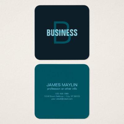Simple Bold Customizable Monogrammed Name