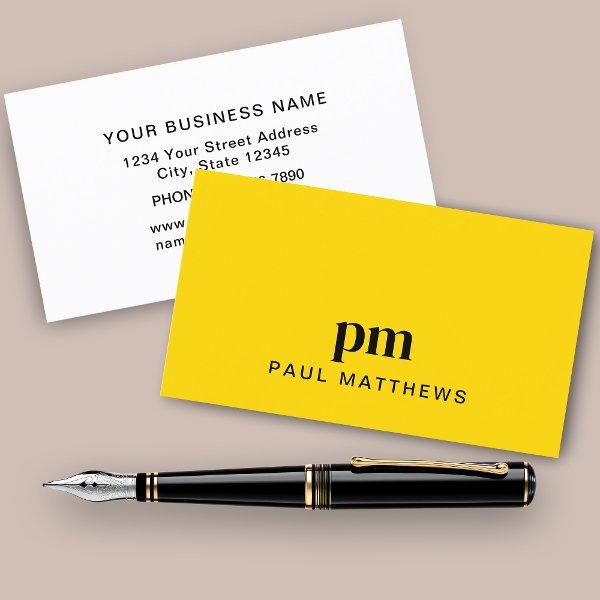 Simple Bold Mustard Yellow