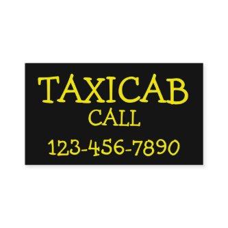 Simple Bold Taxi