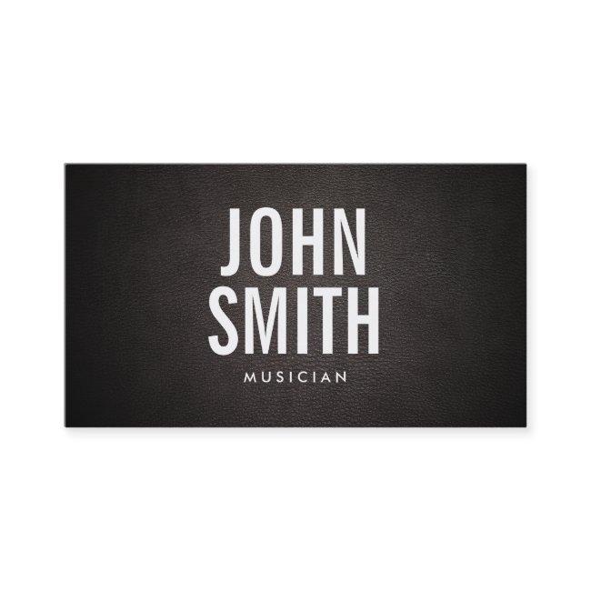 Simple Bold Text Musician