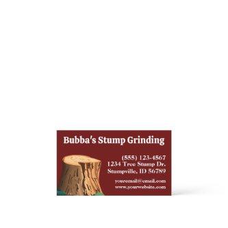 Simple Burgundy Stump Grinding