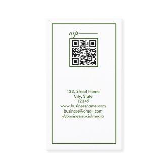 simple business add your name text