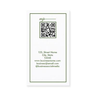 simple business add your name text