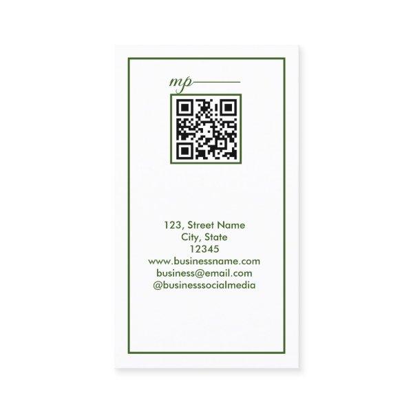 simple business add your name text