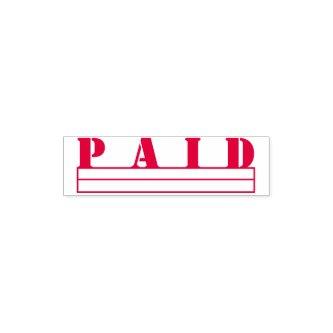 Simple Business Paid Self-inking Stamp