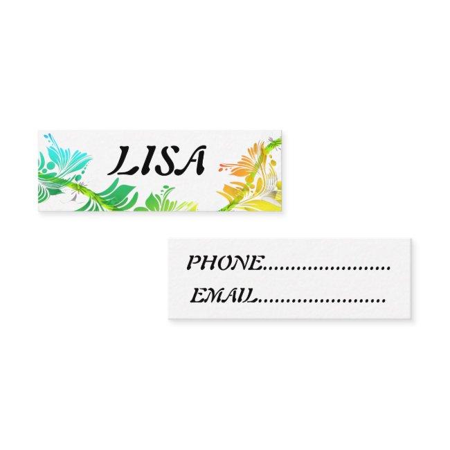 simple calling card