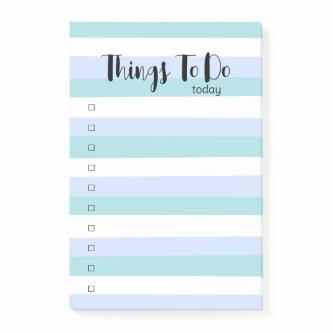 Simple Calm Color To Do List Post-it Notes