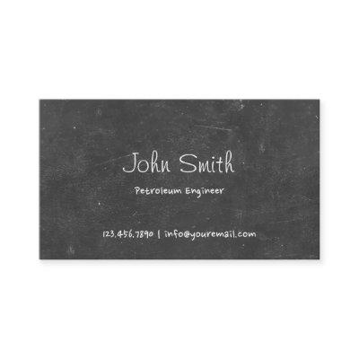 Simple Chalkboard Petroleum Engineer