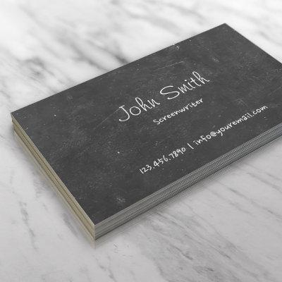 Simple Chalkboard Screenwriter