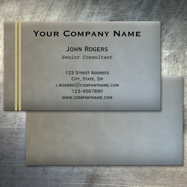 Simple Chic Grey Blue Gold