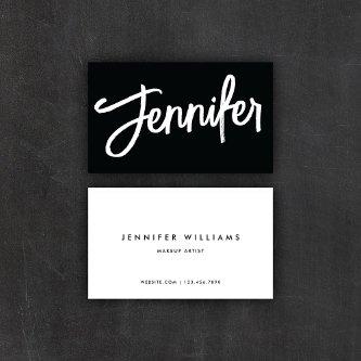 Simple Chic Minimalist + Calligraphy Script
