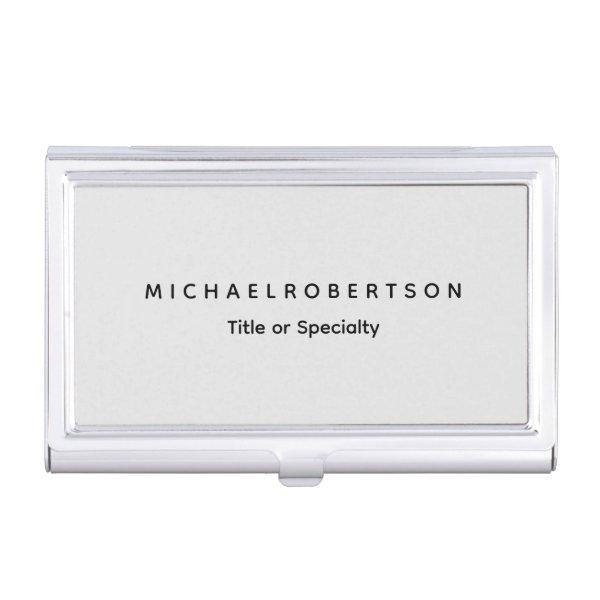 Simple Clean Elegant Modern Minimalist Grey  Case