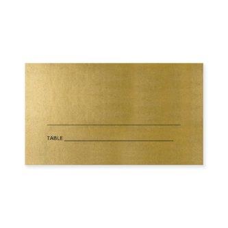 SIMPLE CLEAN FAUX GOLD BAR BAT MITZVAH PLACE CARDS