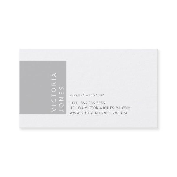 SIMPLE COLOR modern minimal pale silver gray