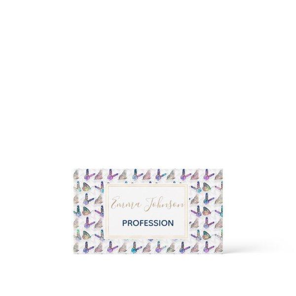 Simple Colorful Watercolor Butterflies Pattern