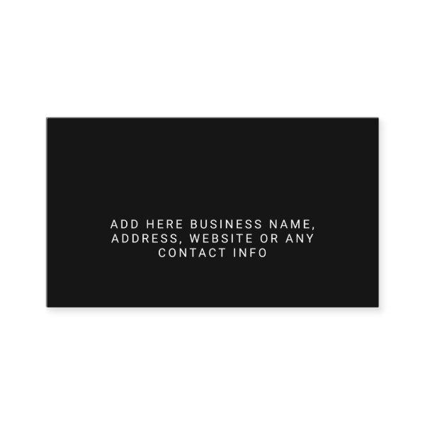 Simple Company Logo Total Black
