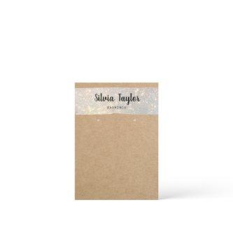 simple craft paper Earring frame display add logo