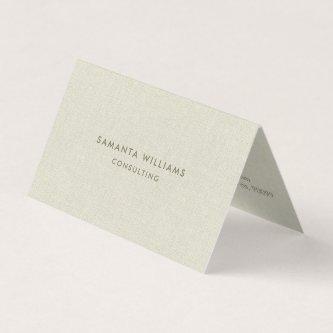 Simple Cream Color Natural Linen Texture Print