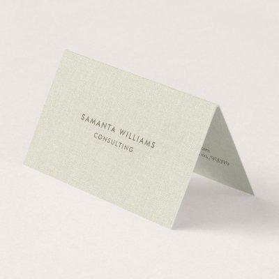 Simple Cream Color Natural Linen Texture Print