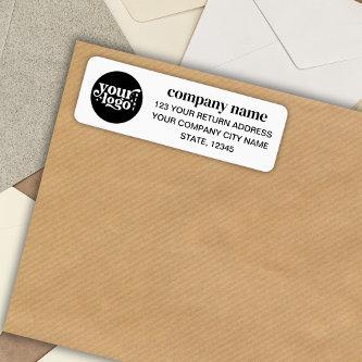 Simple Custom Company Logo Business Return Address Label