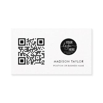 Simple Custom Company Logo QR Code Minimalist