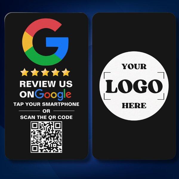 Simple Custom Qr Code Google Review Black