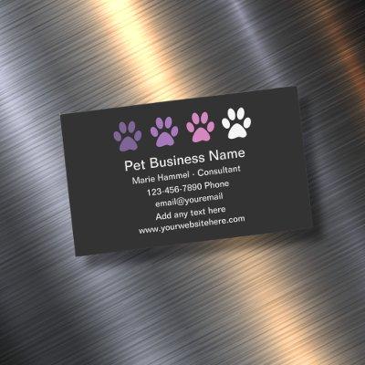 Simple Cute Pet Service Magnetic