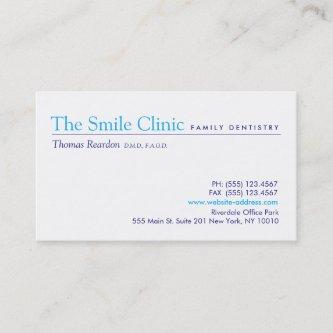 Simple Dentist Family Dentistry White