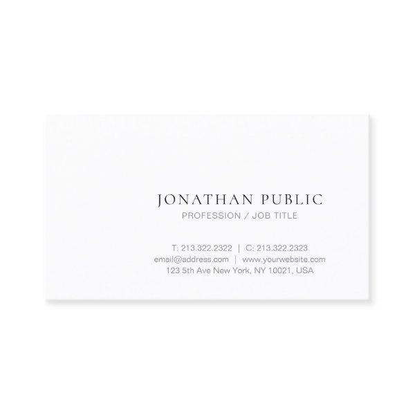 Simple Design Elegant Template Modern Trendy