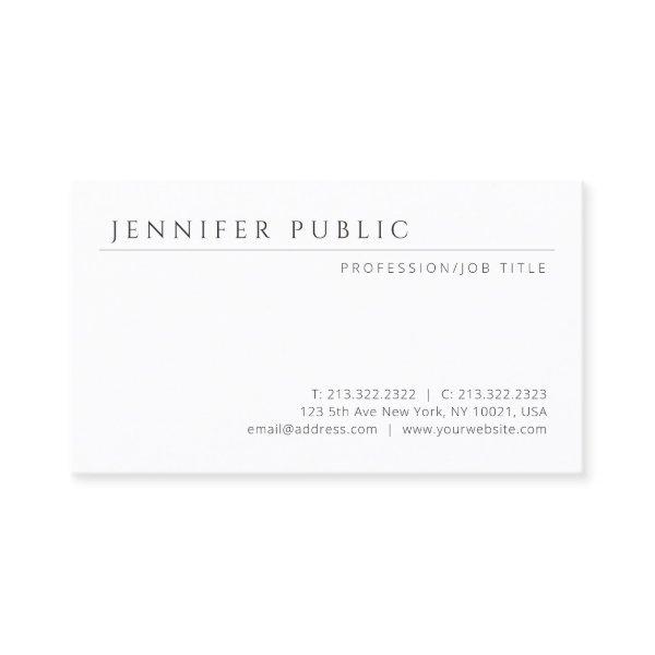 Simple Design Modern Elegant Minimalist Template