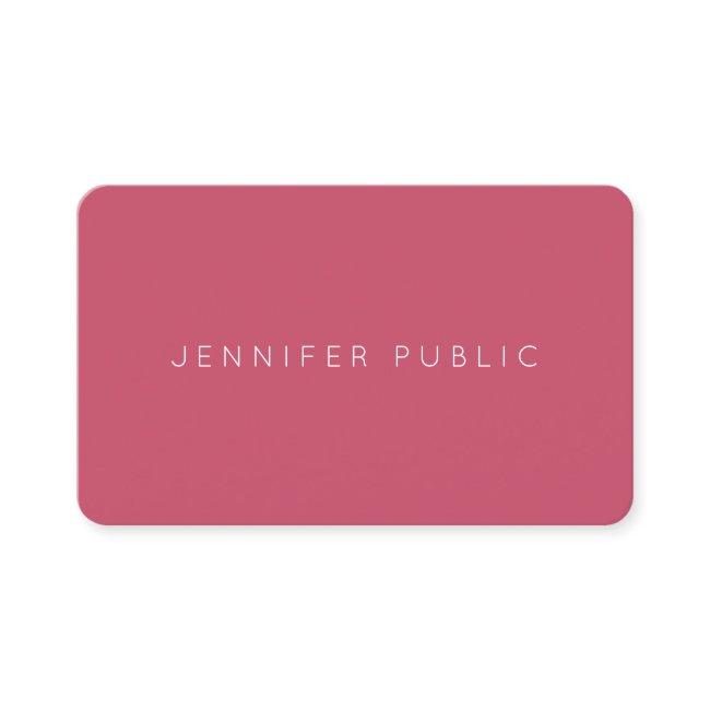 Simple Design Trend Colors Template Professional