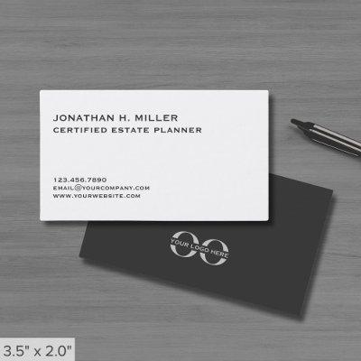 Simple Double Sided Custom Logo