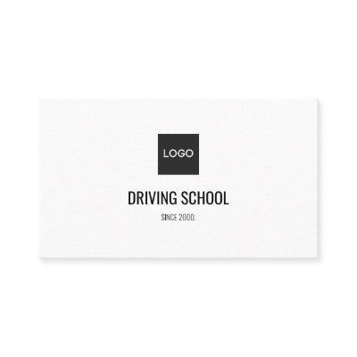 Simple Driving School w/ Logo & Social Media