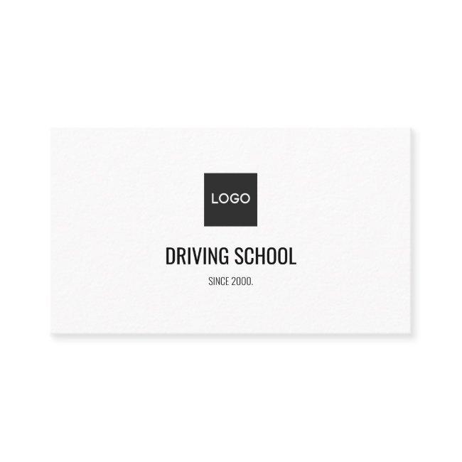 Simple Driving School w/ Logo & Social Media