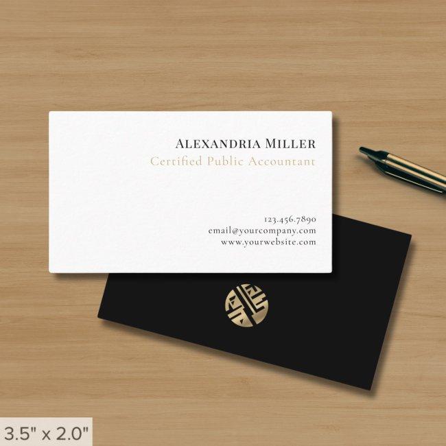 Simple Elegant Accountant CPA