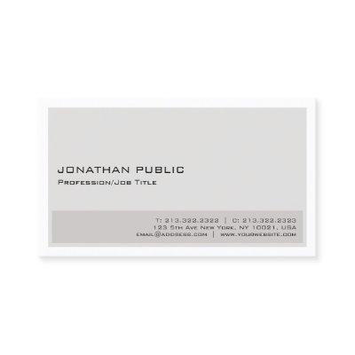 Simple Elegant Beige White Professional Modern