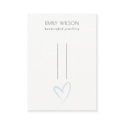 Simple Elegant Blue Heart Hairclips Pin Display