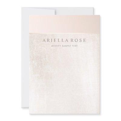 Simple Elegant Brushed White Marble Invitation