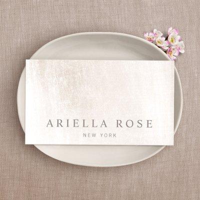 Simple Elegant Brushed White Marble Professional