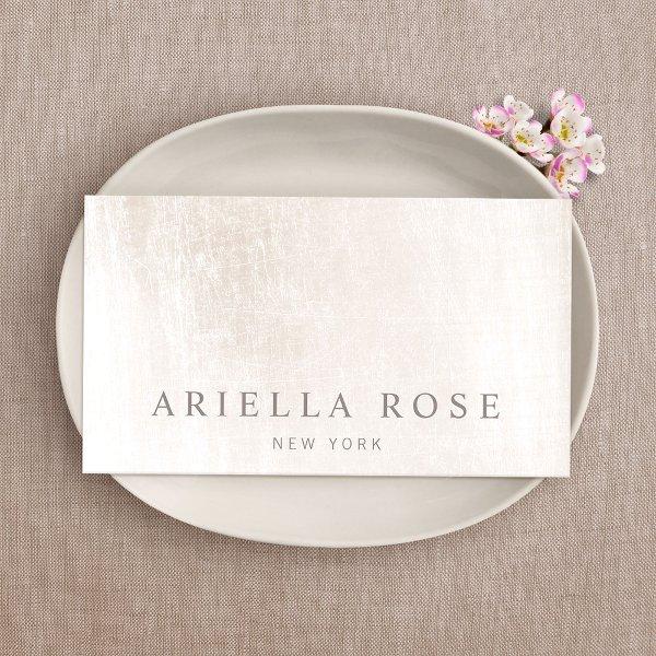 Simple Elegant Brushed White Marble Professional
