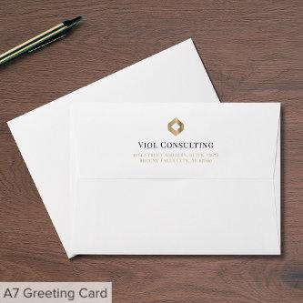 Simple Elegant Business Return Address Envelope