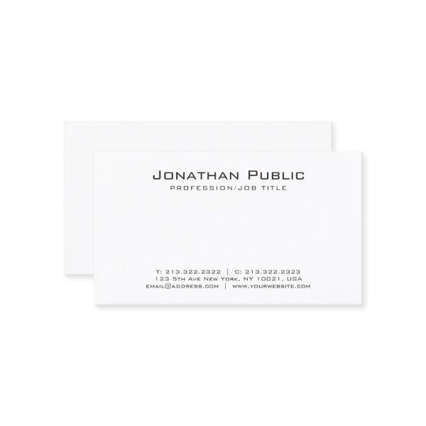 Simple Elegant Creative Design Modern Plain