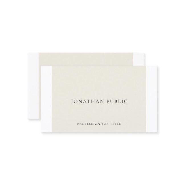 Simple Elegant Creative Plain Professional Modern