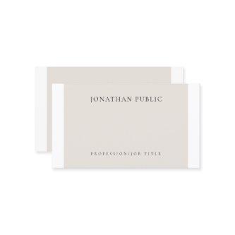 Simple Elegant Creative Plain Professional Modern