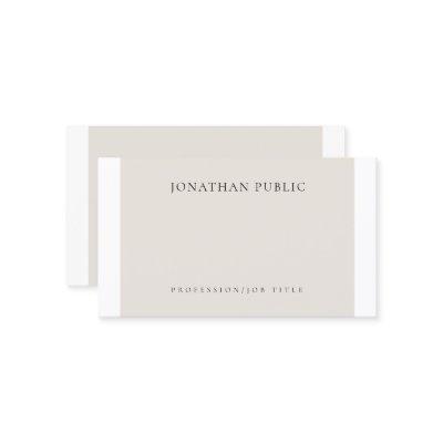 Simple Elegant Creative Plain Professional Modern