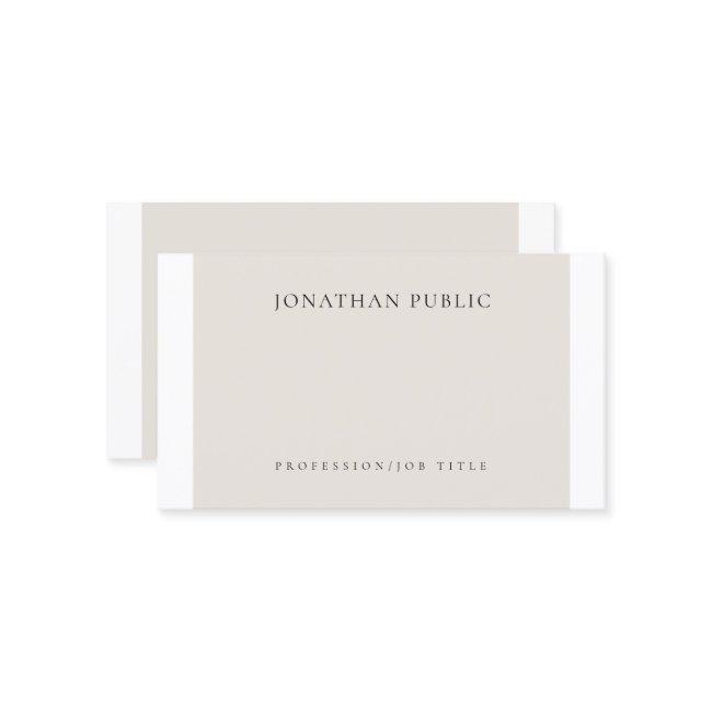 Simple Elegant Creative Plain Professional Modern