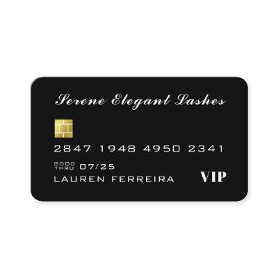 Simple Elegant Credit Card Style