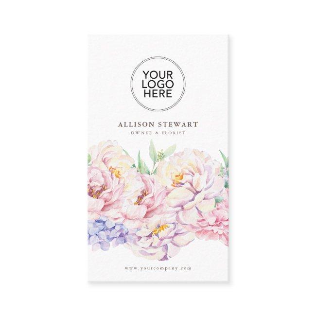 Simple Elegant Floral with QR code